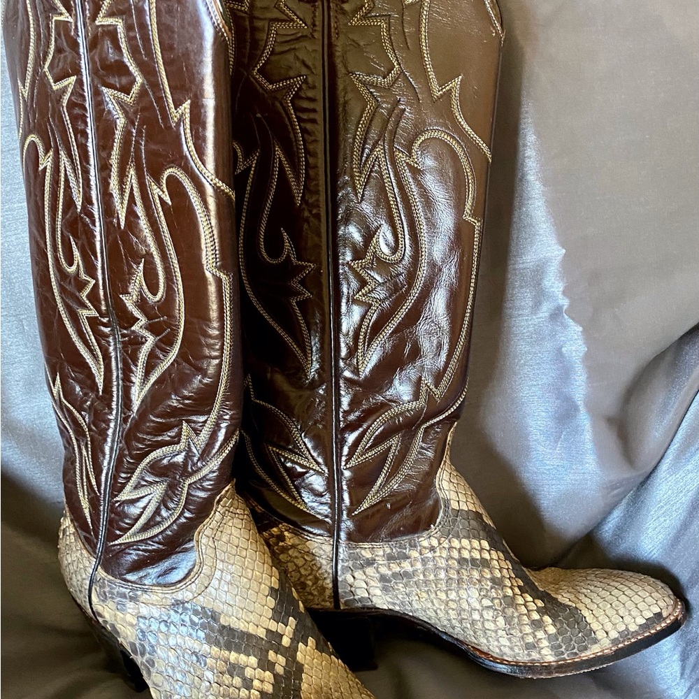Snakeskin Cowboy Boots